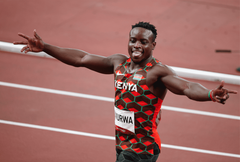Kenyan sprinter Ferdinand Omanyala. PHOTO/COURTESY