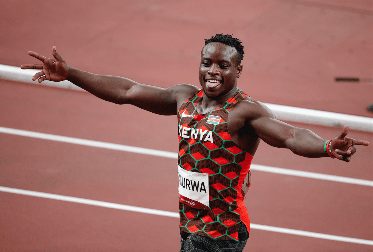 Kenyan sprinter Ferdinand Omanyala. PHOTO/COURTESY