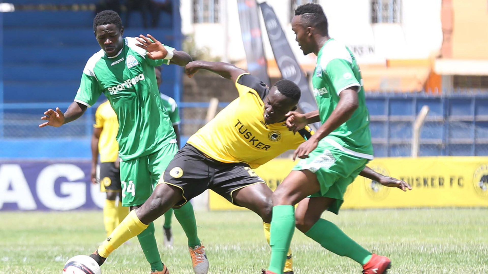 Tusker vs Gor Mahia players during a past KPL fixture. PHOTO/COURTESY