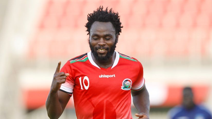 Kenya Police FC Striker Elvis Rupia. PHOTO/COURTESY