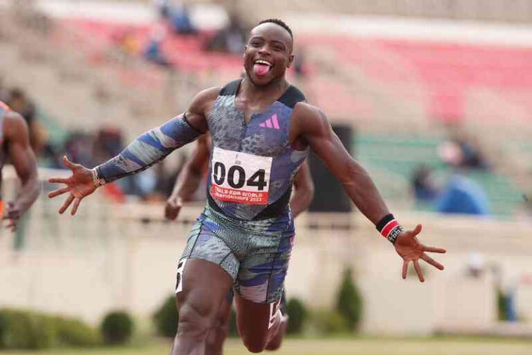 Ferdinand Omanyala is the Commonwealth 100m champion and record holder over the distance.