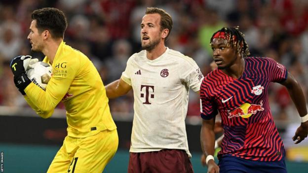 Bayern Munich lose to RB Leipzig as Kane makes debut