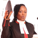 Mokaya the CRJ after being sworn in at the Supreme court