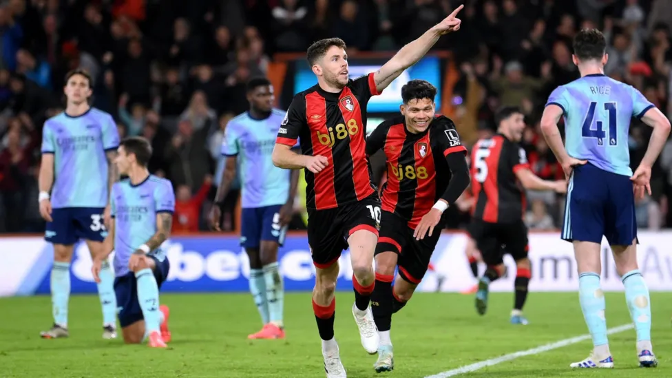 Bournemouth end Arsenal's unbeaten start