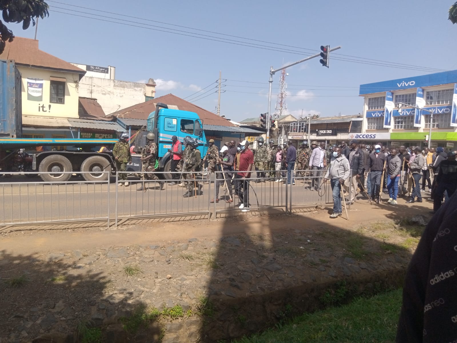 Goons in Eldoret Gen Z Protests