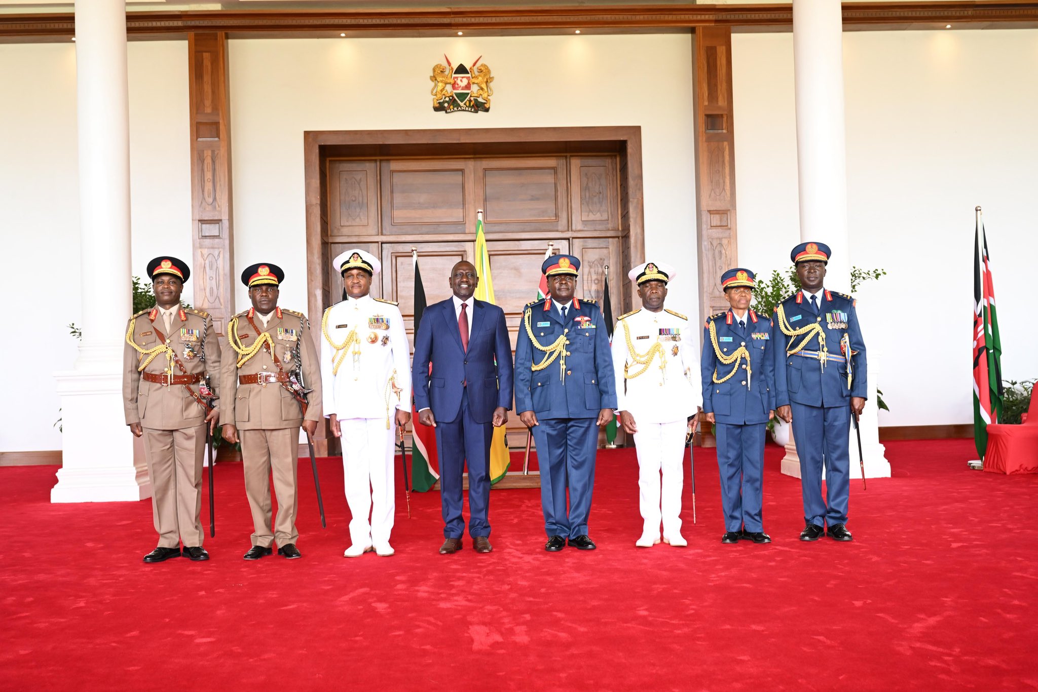 Ruto makes military changes