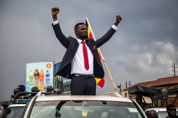 Bobi Wine flees Uganda after two months in hiding