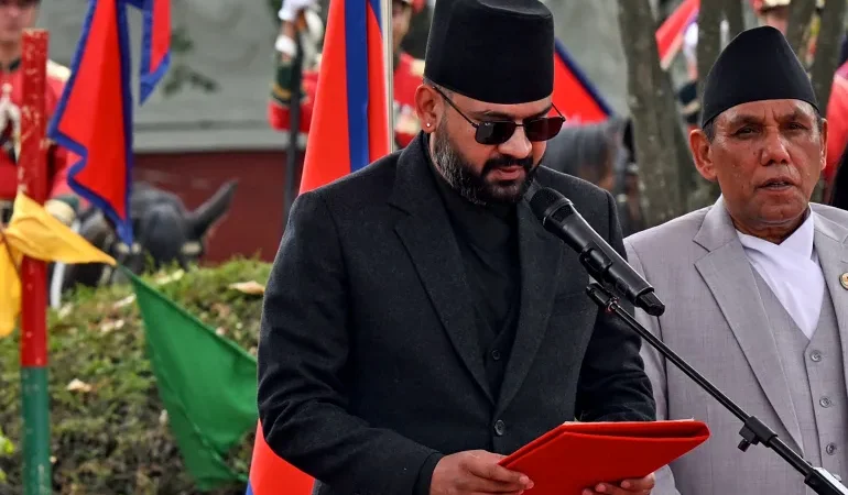 Nepal swears in youngest prime minister after rap-fueled rise