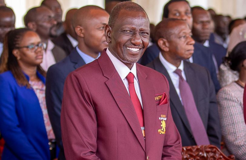 Ruto steals the show in Kapsabet Boys uniform at centenary celebration