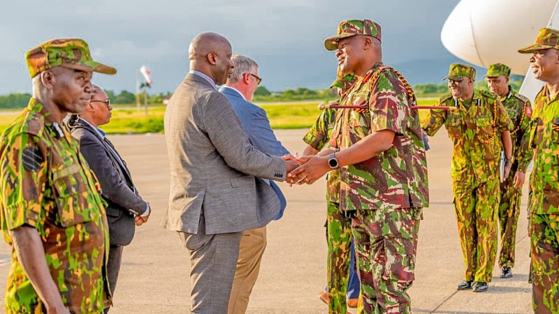 Masengeli visits Kenya police in Haiti ahead of UN transition