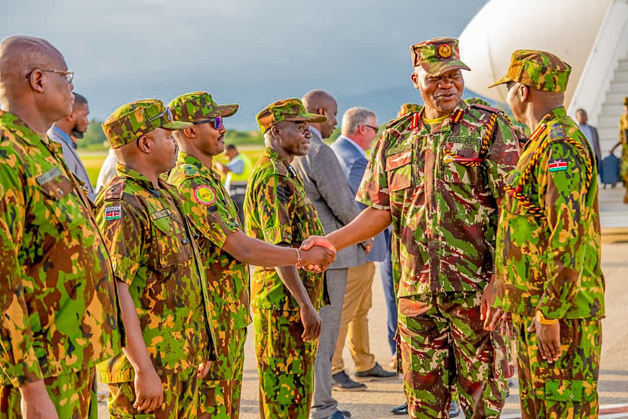 Masengeli visits Kenya police in Haiti ahead of UN transition