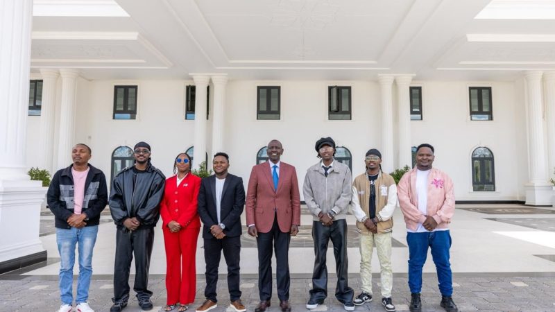 Ruto pledges rescue plan after artists expose music ownership crisis