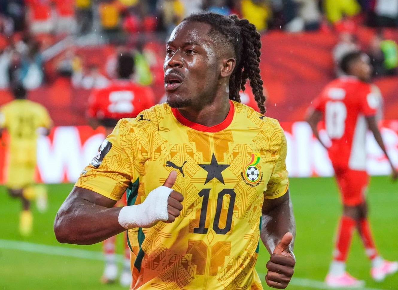 Black Stars forward Brandon Thomas-Asante