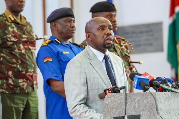 Murkomen confirms 355 arrested over demos