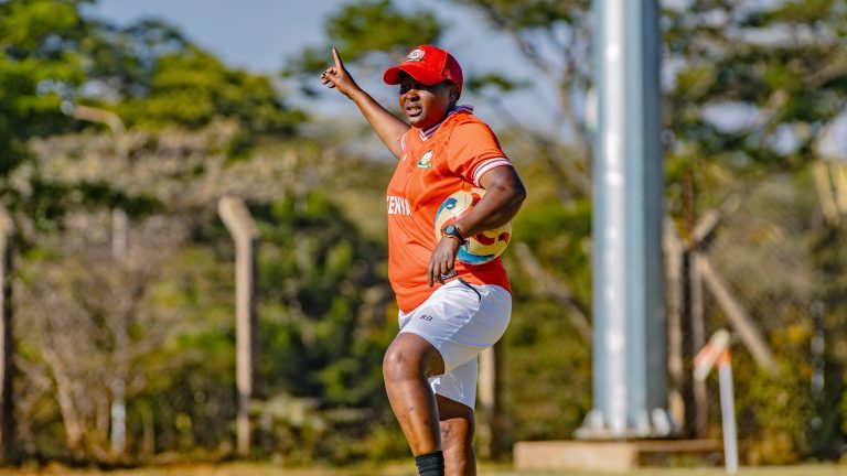 Kenya Harambee Starlets pitch camp in France