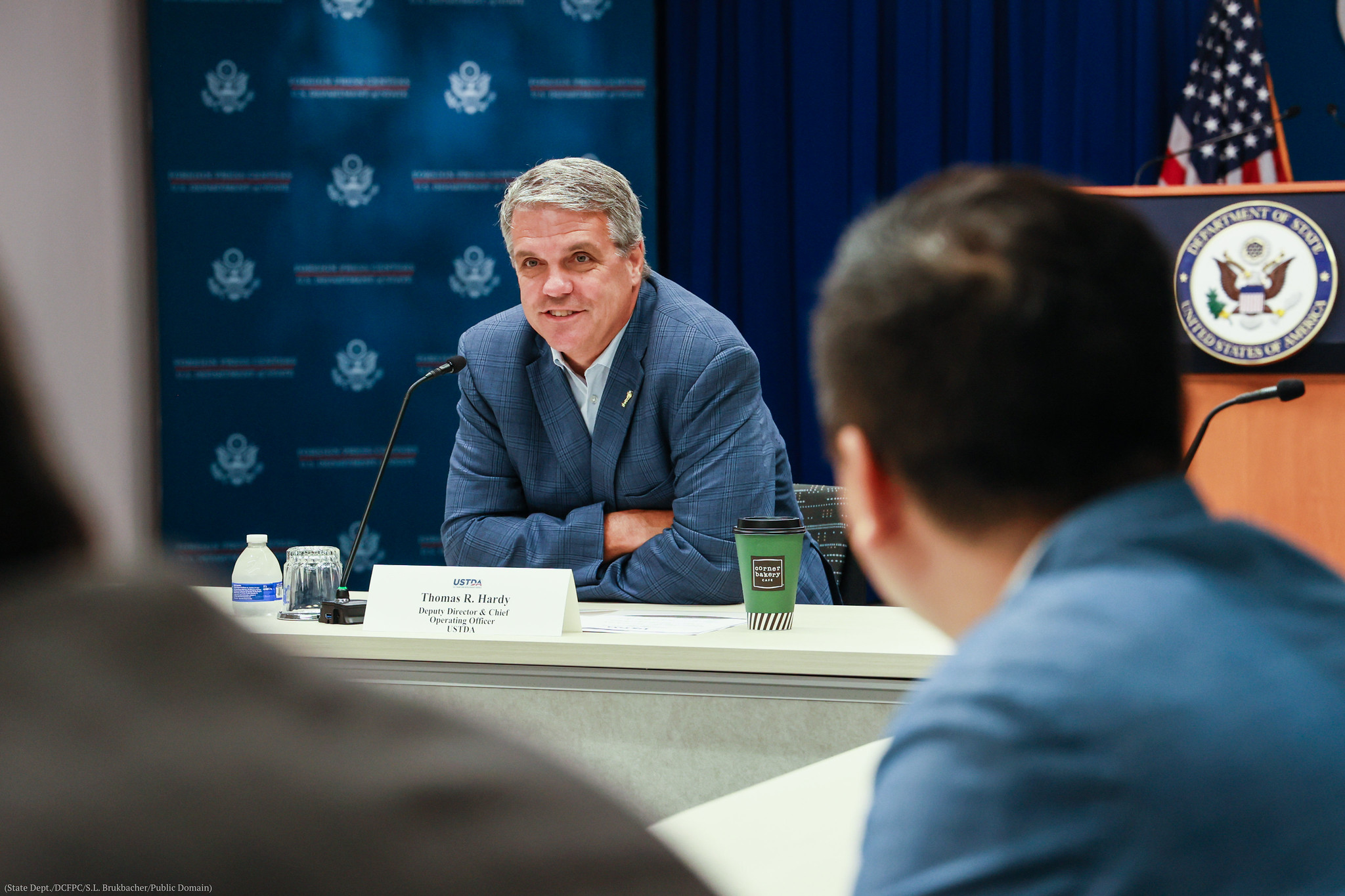 Acting Head of the US Trade and Development Agency (USTDA) Thomas R. Hardy.