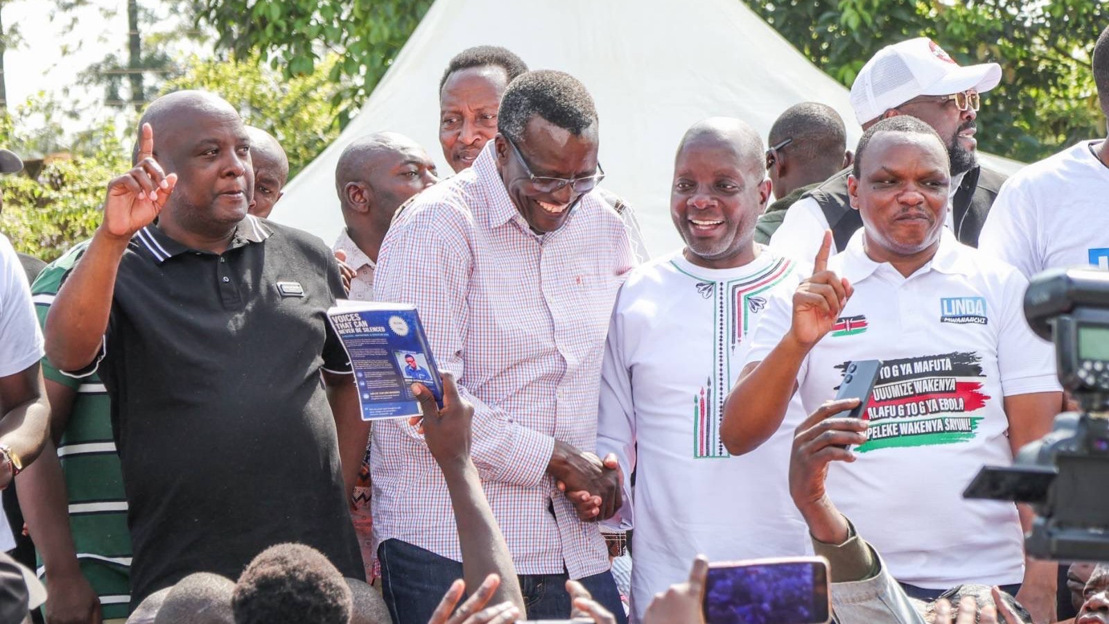Maraga joins Linda Mwananchi rally in Kisii