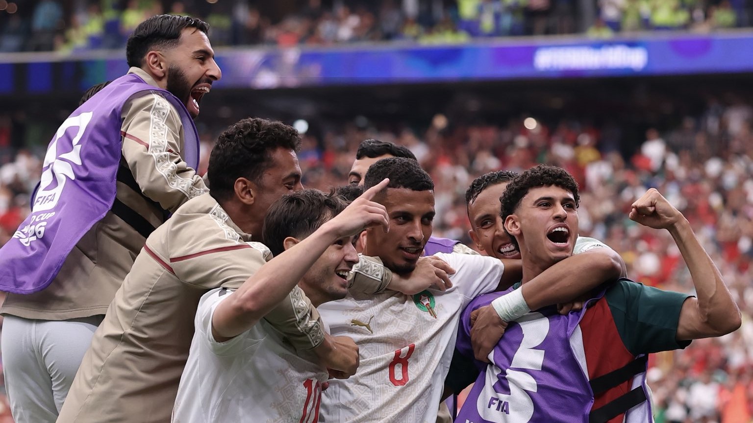 Morocco destory Canada to reach World Cup last eight as Hakimi makes history