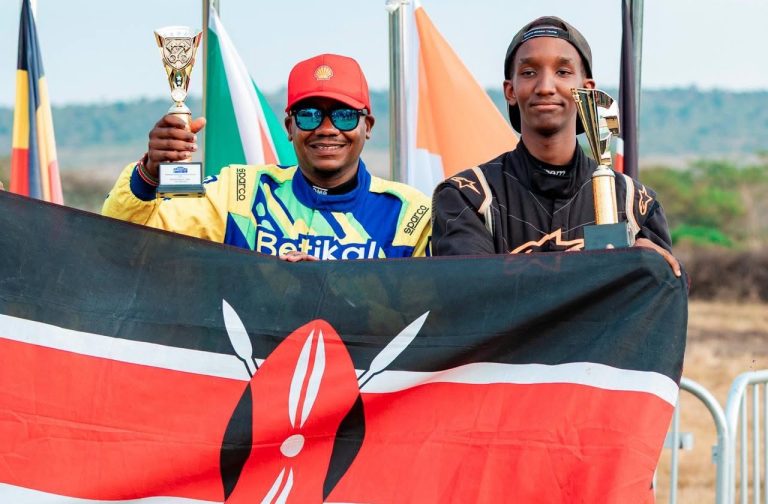 Kenyan rally driver Michuki Hinga celebrated his 21st birthday in style