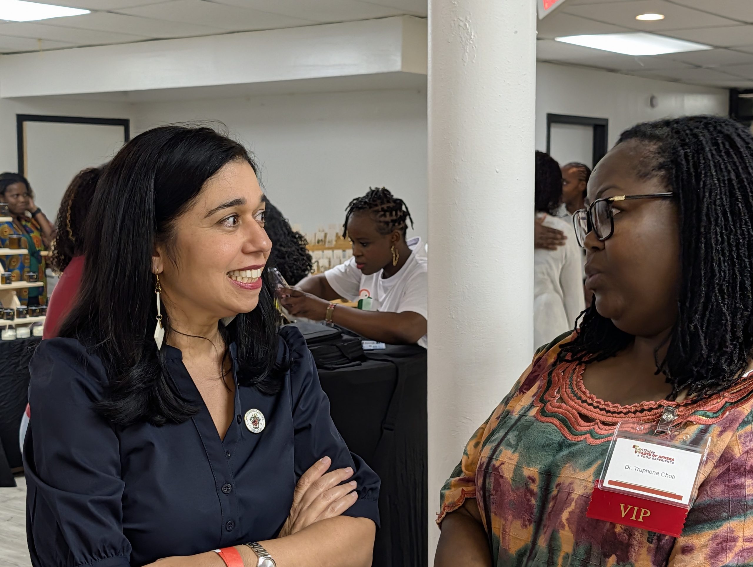 Afrithrive CEO with Montgomery County Council President